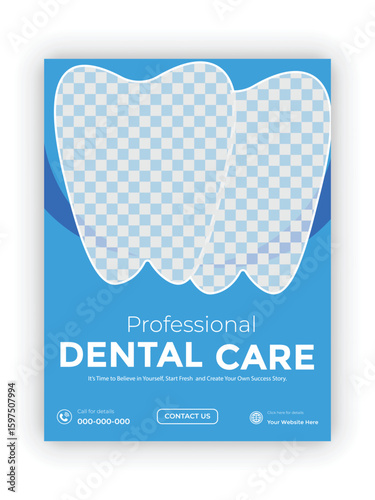 Dentist and dental carebanner template