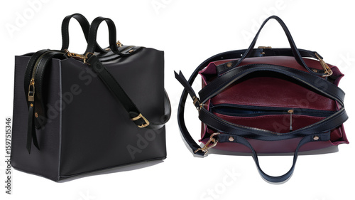 Original cubic model of women's handbag.