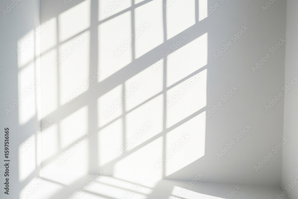 Obraz premium Window shadow light architecture.