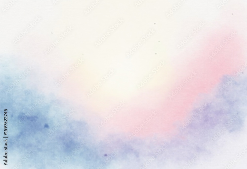 Fototapeta premium delicate watercolor wash textured paper artistic background subtle hues soft gradients handcrafted elegance, design, palette, pattern, abstract, softness