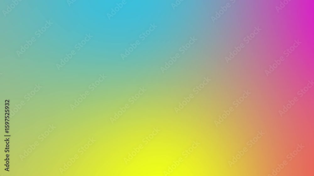 Aqua blue and yellow gradient animated loop background with soft dreamy visuals for modern design use