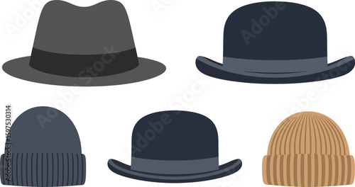 Explore stylish hats collection fedora bowler beanie knitted caps for men and women fashion accessories