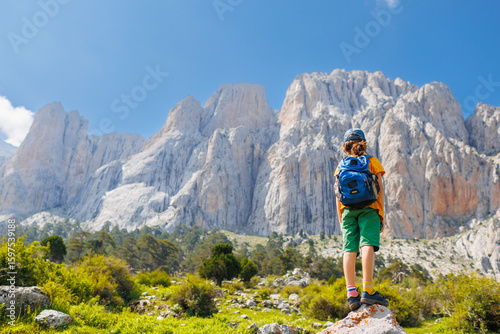 Fotografia hiking in the mountains