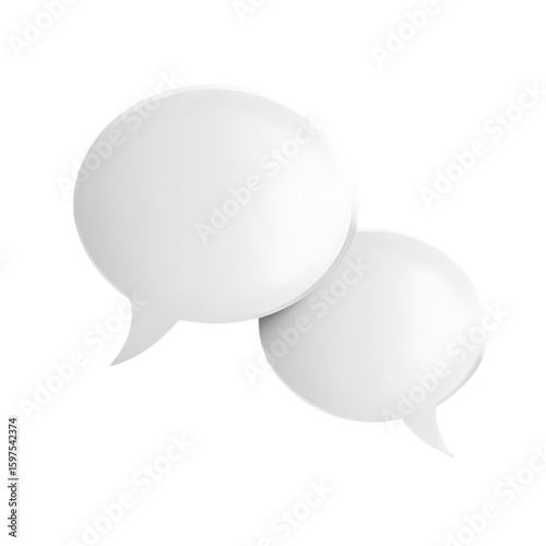 Engage in conversation with modern speech bubbles, perfect for adding dialogue to your designs, communicate ideas, or create a vibrant social media feed