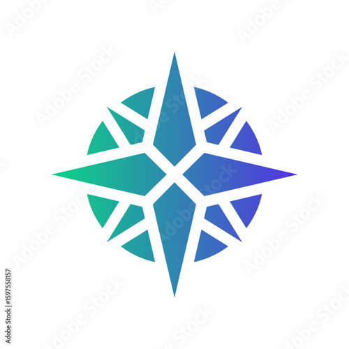 compass Gradient icon