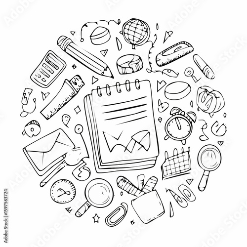 hand drawn vector illustration