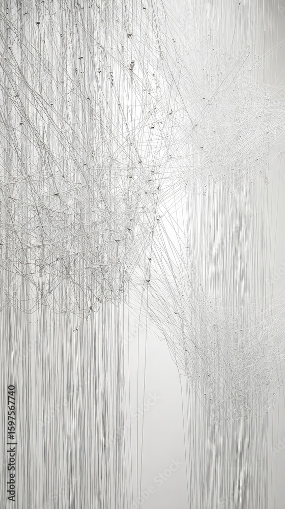 Obraz premium Abstract Gray And White Design