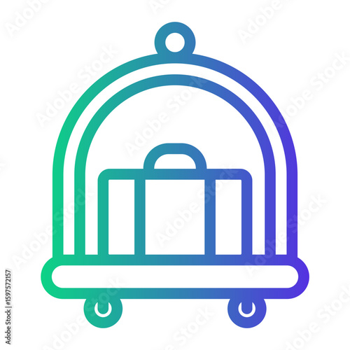 bellhop Line Gradient Icon