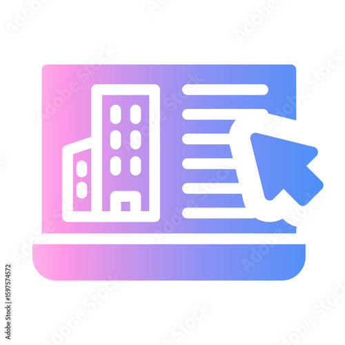 booking Gradient icon