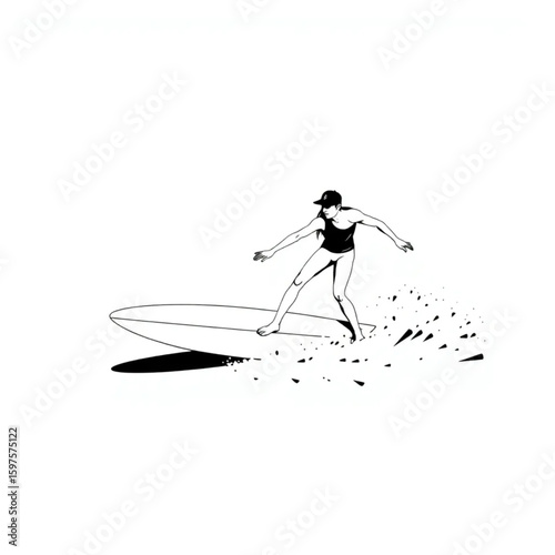 A surfer waxing a bright board on cool sand