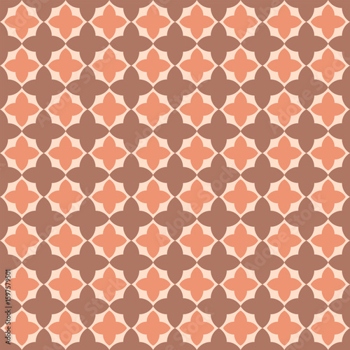 Abstract geometric star seamless pattern. Primitive background print for banner, flyer, label, sale, card. Hand drawn vector illustration.