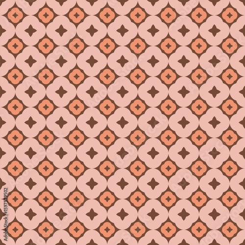 Geometric abstract seamless pattern. Primitive background print for banner, flyer, label, sale, card. Hand drawn vector illustration.