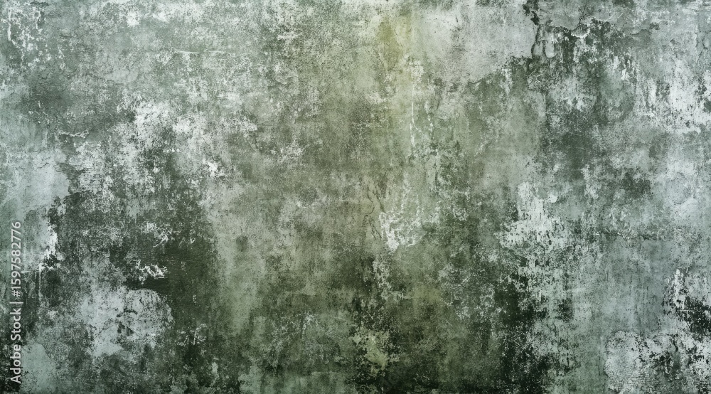 Fototapeta premium Textured gray-green surface