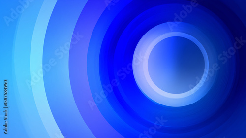 abstract blue background with circles