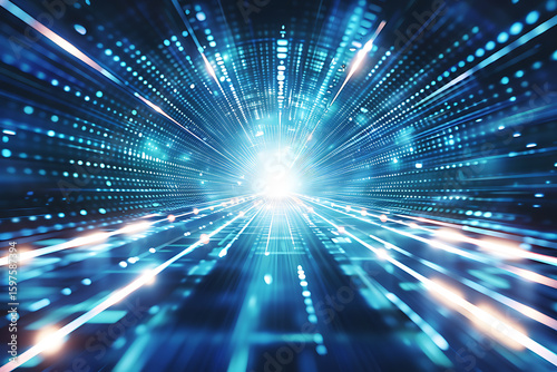 デジタルラインが放射する近未来の情報空間