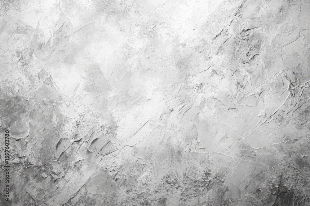 Naklejka premium Empty white and gray texture pattern cement wall studio background. Used to present cosmetic natural products for online sale