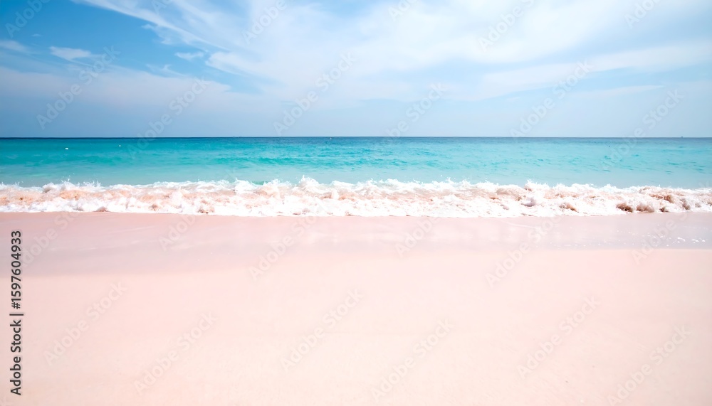 Obraz premium Pastel beach scene
