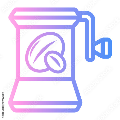 barista Line Gradient Icon