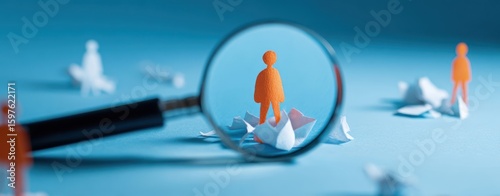 The magnifying glass highlighting the importance of creativity and focus