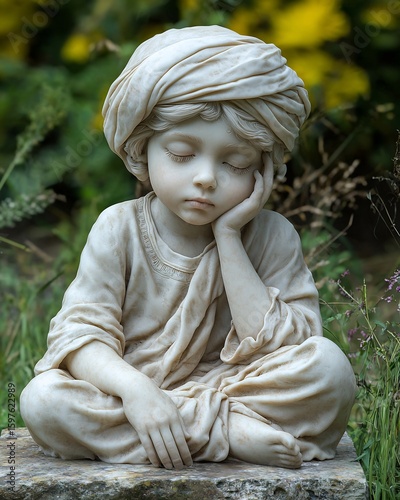 Egyptian digital sculptor 3D child modeling rendering 3D child with detailed texture