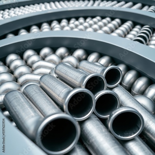 Precision Grid of Metallic Tubes in Industrial Assembly