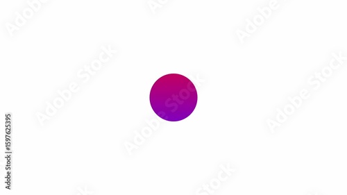 purple gear icon animation with white screen for footage.