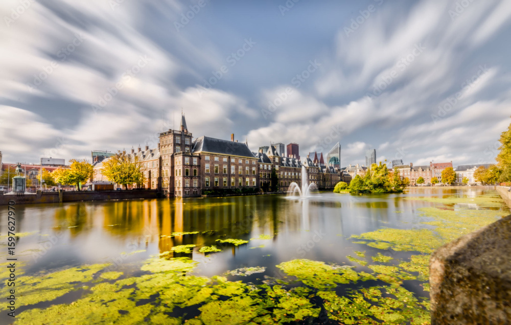 Fototapeta premium cityscape the Hague in Netherlands
