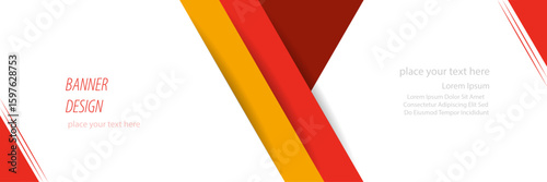 Abstract vector banner design template – Promo with angular shape – Modern template design for web, ads, flyer, social media, poster, cover page, sale banner, seminar, branding, advertising