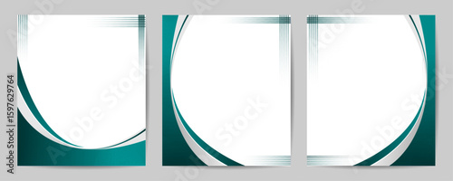 Abstract cover background with line stripe – Cover design with gradient curve – Creative template suit for seminar, farewell, poster, presentation, conference