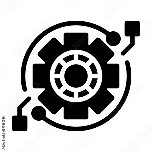 crypto settings Solid icon