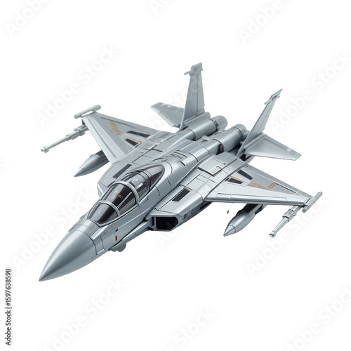 3d toy model jet fighter plane