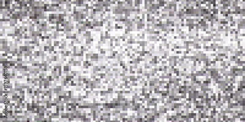 No signal vintage black and white tv screen.