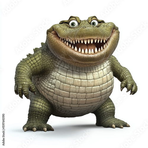 a cute crocodile