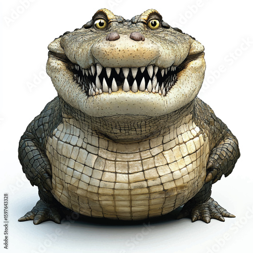 a cute crocodile