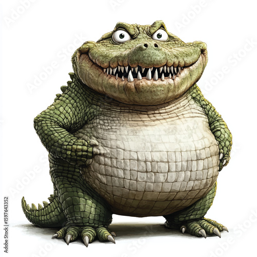 a cute crocodile