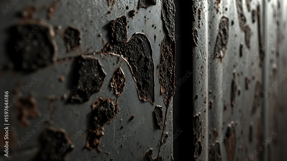 Close-up of weathered steel with rust patterns, revealing natural textures and age. Close-up of weathered steel with rust patterns, revealing natural textures and age.