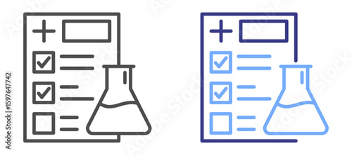 Medical Test Analysis icon color