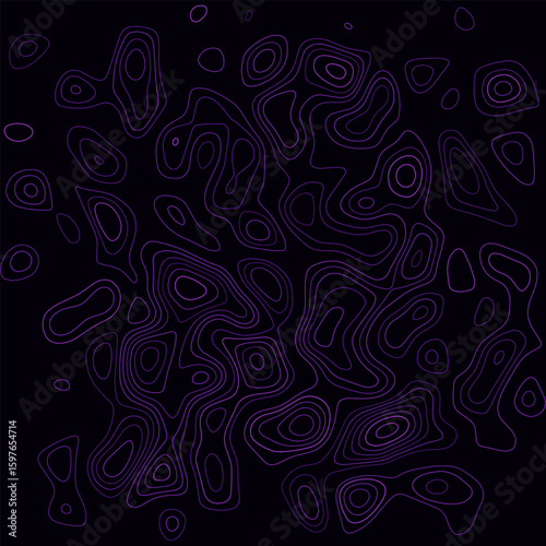 COLORFUL TEMPLATE ABSTRACT LINES PAPER CUT PATTERN DESIGN FLAT PURPLE COLOR FOR WALLPAPER DARK BACKGROUND ELEMENT VECTOR 