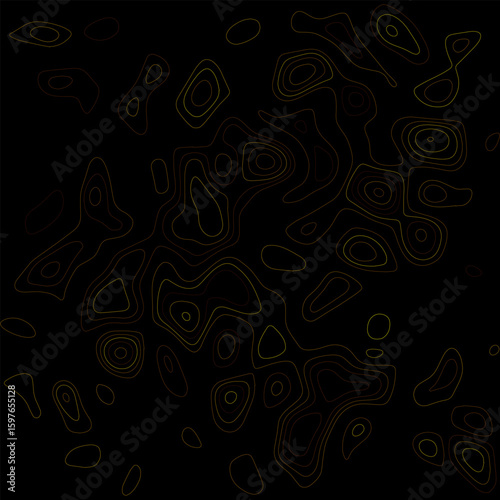 COLORFUL TEMPLATE ABSTRACT LINES PAPER CUT PATTERN DESIGN FLAT GOLD COLOR FOR WALLPAPER DARK BACKGROUND ELEMENT VECTOR 
