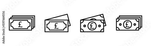 Money icon set. Money vector icon.