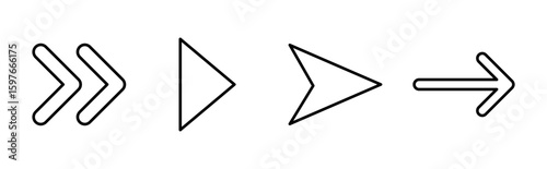 Arrow icon set. Arrow symbol. Arrow sign for your web design.