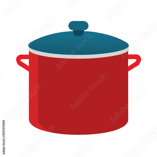 cooking pot vector illustration