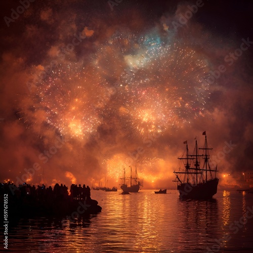Wallpaper Mural Celebrating History: Colombinas Fireworks in Huelva, Spain

 Torontodigital.ca