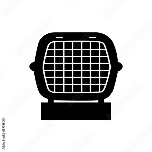 vector illustration of an abstract background grind icon