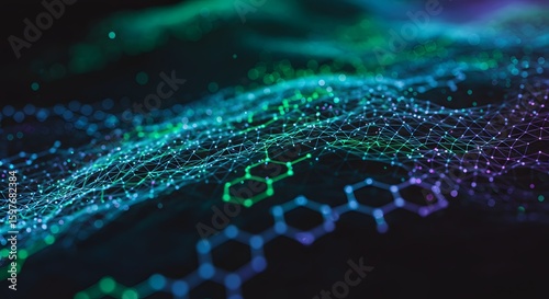 Abstract Digital Network - Data Visualization, Artificial Intelligence