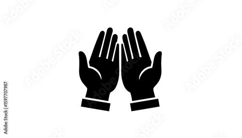 Hands raised in prayer (1)