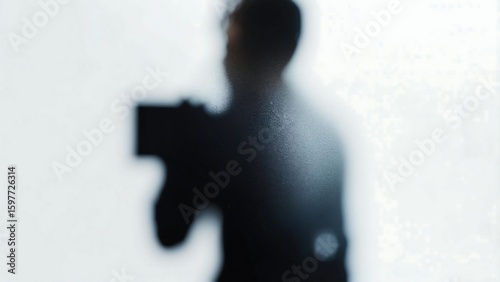 silhouette of a man