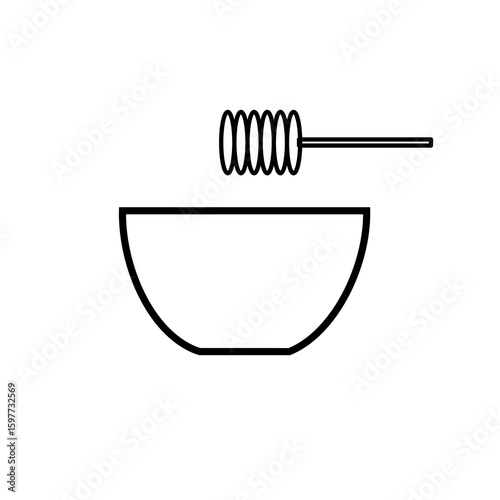 plate with fork and