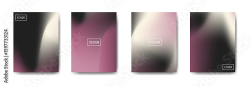 Abstract Gradient Cover Designs for Branding and Publications