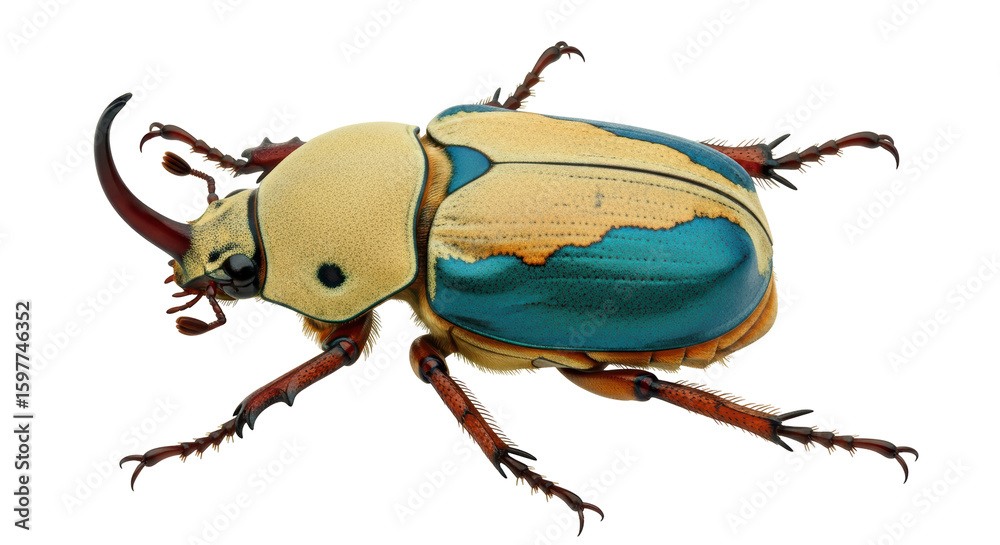 Naklejka premium Isolated Jewel Beetle